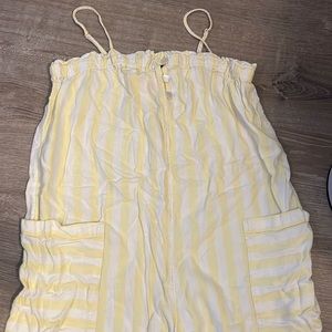 Stoney Clover X Target yellow and white striped romper